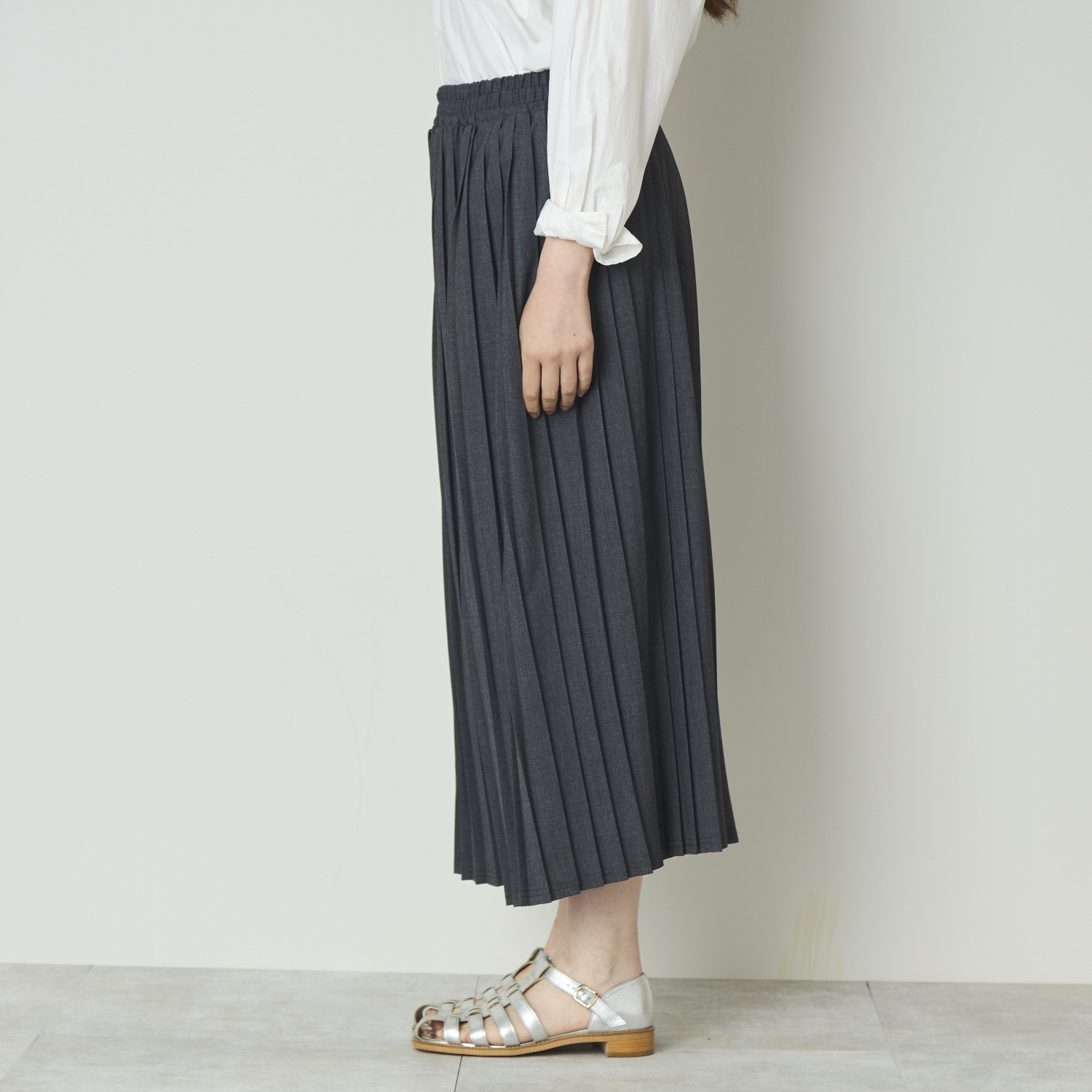 denicher/プリーツワイドパンツ